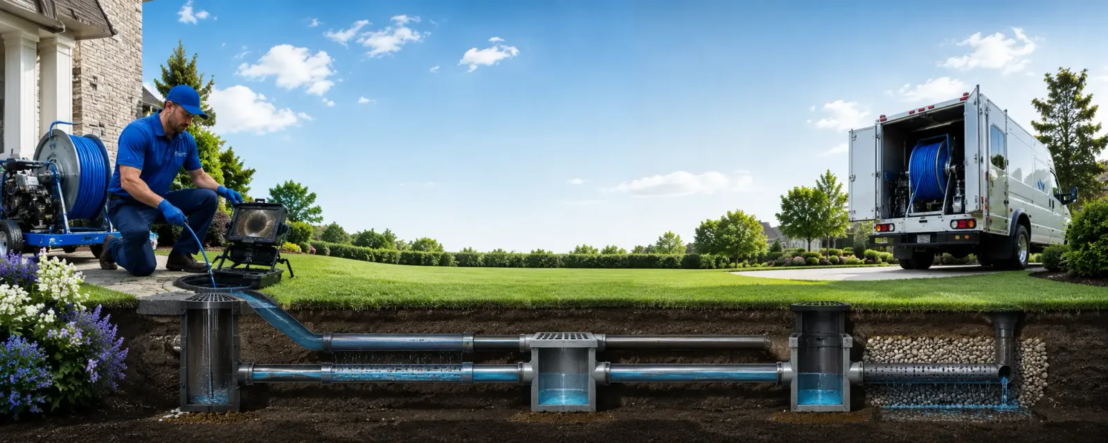 Outdoor drain cleaning information for Follansbee, WV